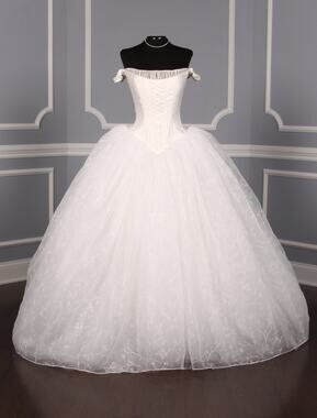 ST. PUCCHI Valentina Z114 White Cinderella Ballgown Wedding Dress Bridal Gown 12